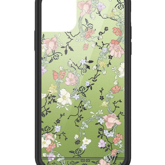 wildflower gallery girlie green iphone 11 case