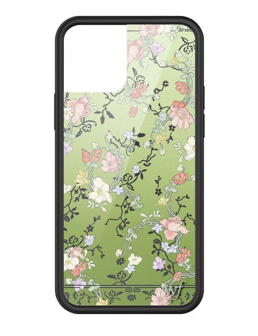 wildflower gallery girlie green iphone 12/12pro case