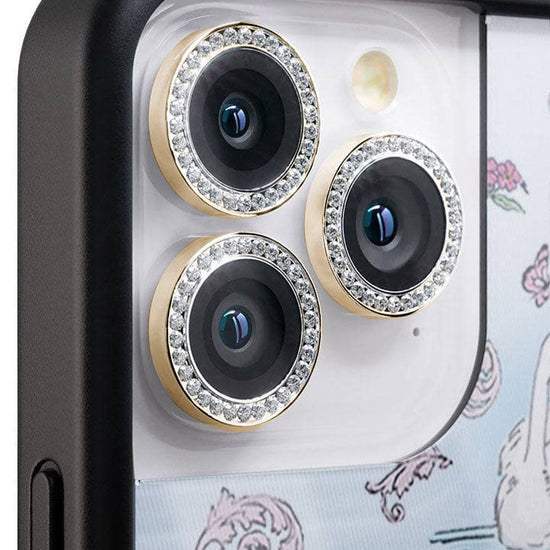 wildflower camera bling gold iphone 11 pro/11 pro max