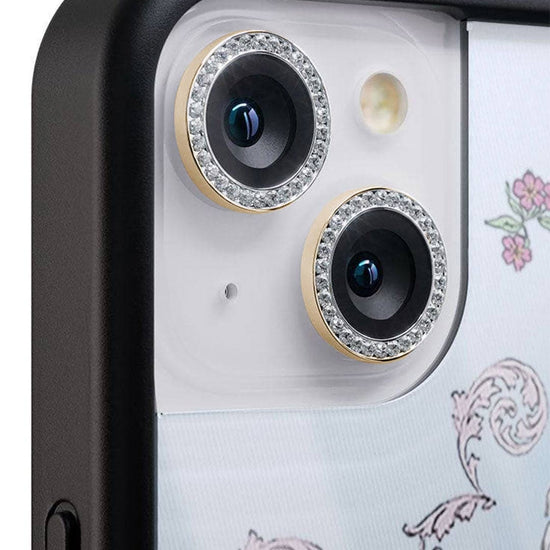 wildflower camera bling gold iphone 11/12 mini