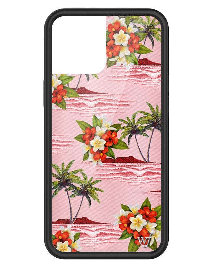 Amazon.com: iPhone X/XS Pink Hibiscus print kawaii pink