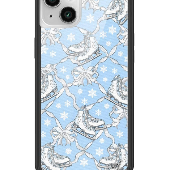 wildflower ice skates iphone 14plus case