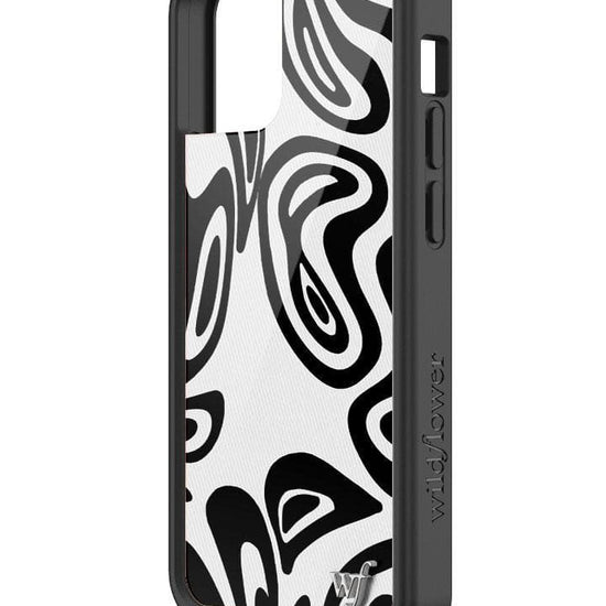 Jaded London Monochrome Swirl iPhone 12/12 Pro Case.