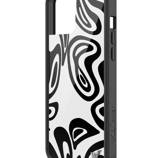 Jaded London Monochrome Swirl iPhone 12 Pro Max Case.
