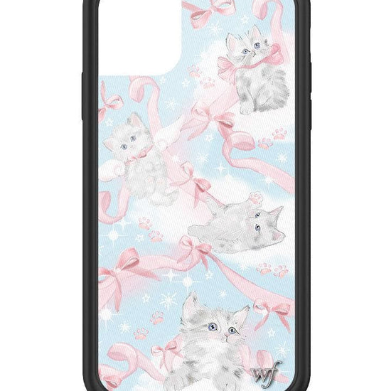 wildflower kitten around iphone 11 case