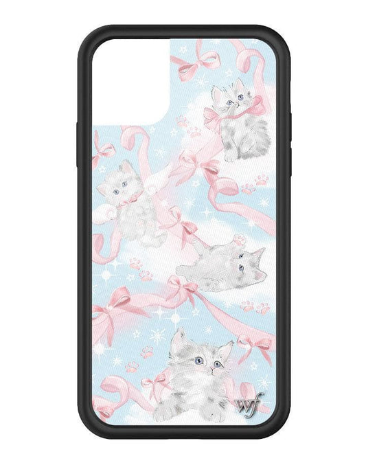 wildflower kitten around iphone 11 case