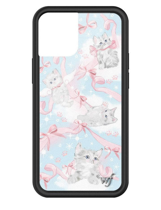 wildflower kitten around iphone 13mini case