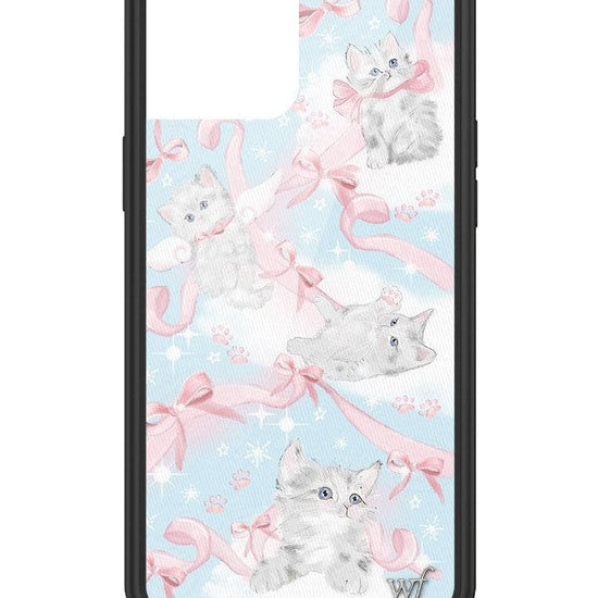 wildflower kitten around iphone 12promax case