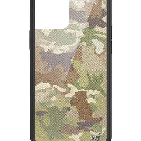 wildflower cat camo iphone 12/12pro case