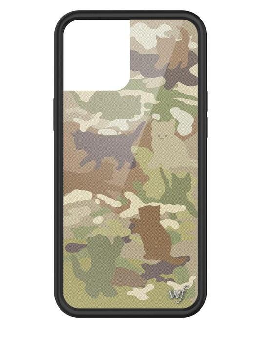 wildflower cat camo iphone 12promax case