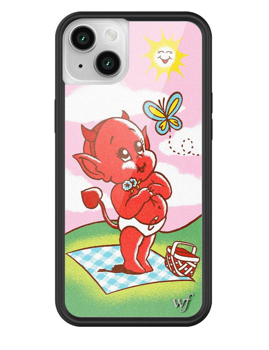 wildflower little devil iphone 14plus case