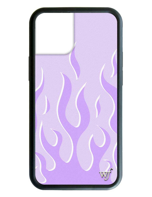 Lavender Flames iPhone 12 Case