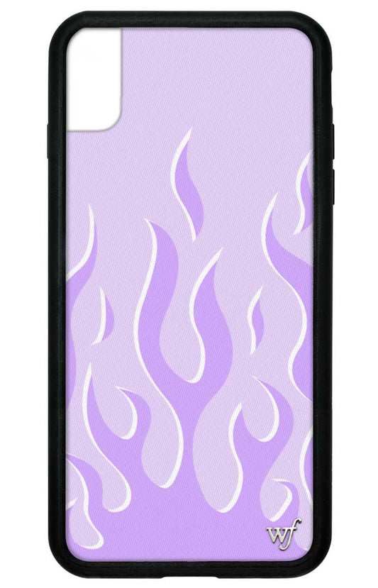 Lavender Flames iPhone Xs Max Case