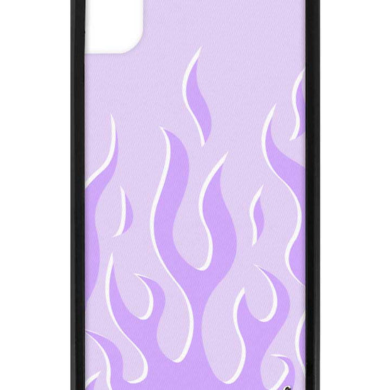 Wildflower Lavender Flames iPhone XR Case