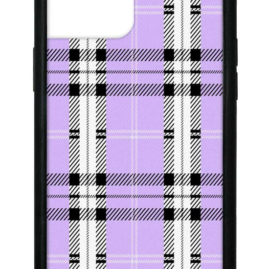 Lavender Plaid iPhone 12 Pro Max Case