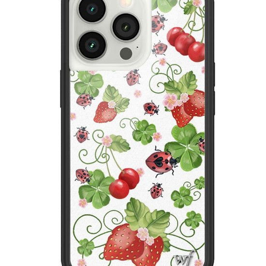 wildflower bugs n berries iphone 13pro case