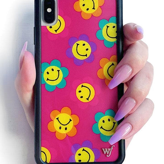 Smiley Flowers iPhone X/Xs Case
