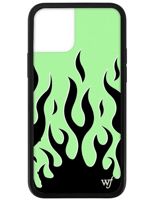 Neon Flames iPhone 12 Pro Case