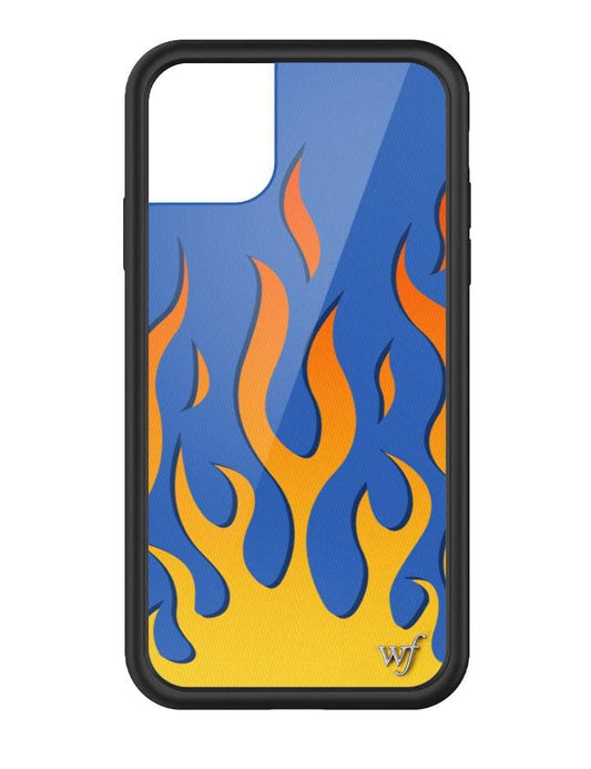 Flames iPhone 11 Pro Case | Blue.