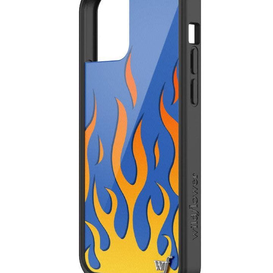 Flames iPhone 12/12 Pro Case | Blue.
