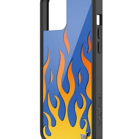 Flames iPhone 12 Pro Max Case | Blue.