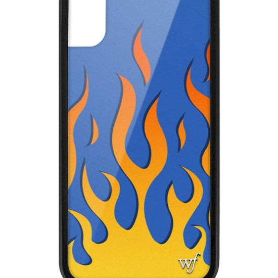 Flames iPhone Xs Max Case | Blue.