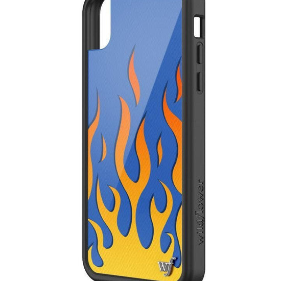 Flames iPhone Xr Case | Blue.
