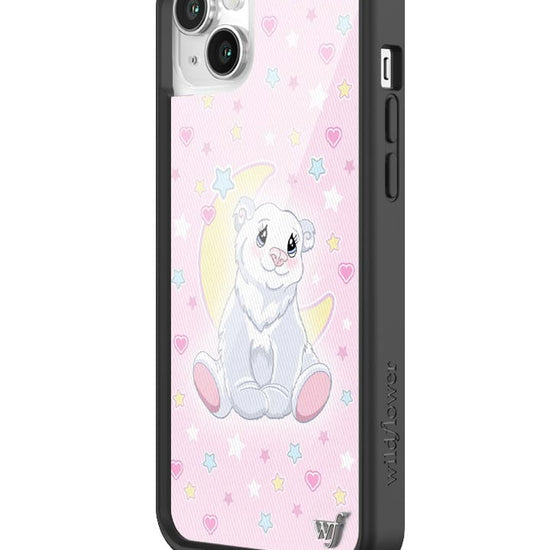 wildflower polar bear princess iphone 14plus case