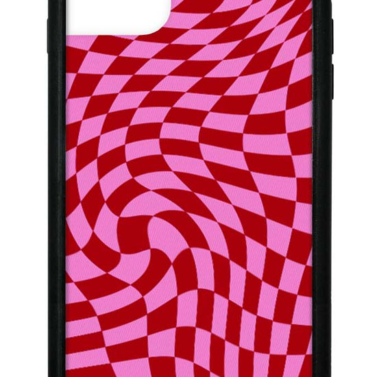 Pink Crazy Checkers iPhone 11 Pro Max Case