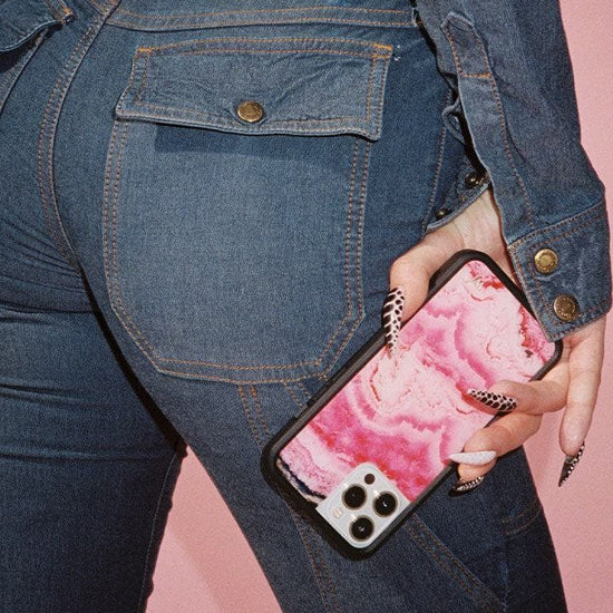 Pink Stone iPhone 13 Pro Case.