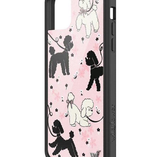 wildflower poodle doodles iphone 11promax case angle