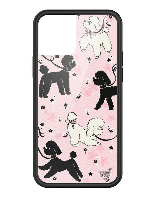 wildflower poodle doodles iphone 12/12pro case