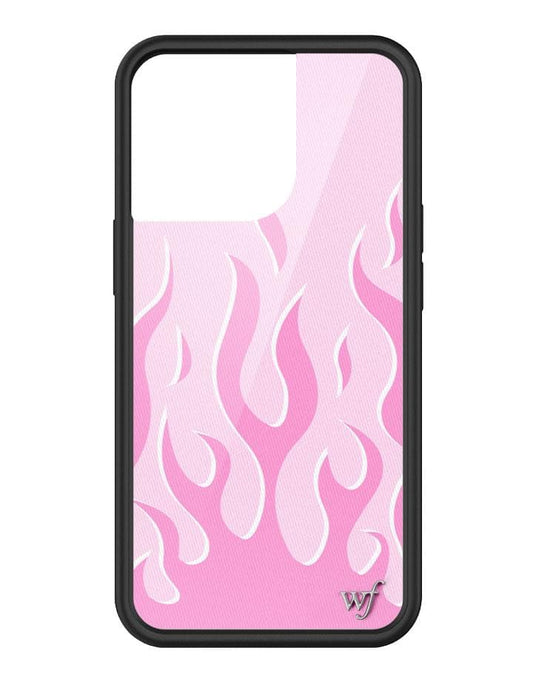 wildflower pink flames iphone 13pro