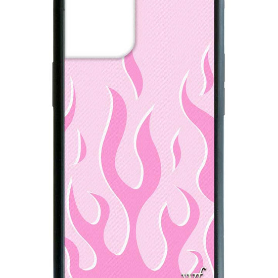 Pink Flames iPhone 12 Case
