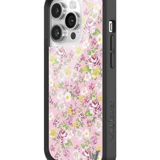 wildflower daisy lynn floral iphone 14 pro case