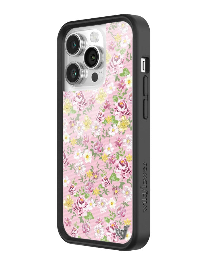 wildflower daisy lynn floral iphone 14 pro case