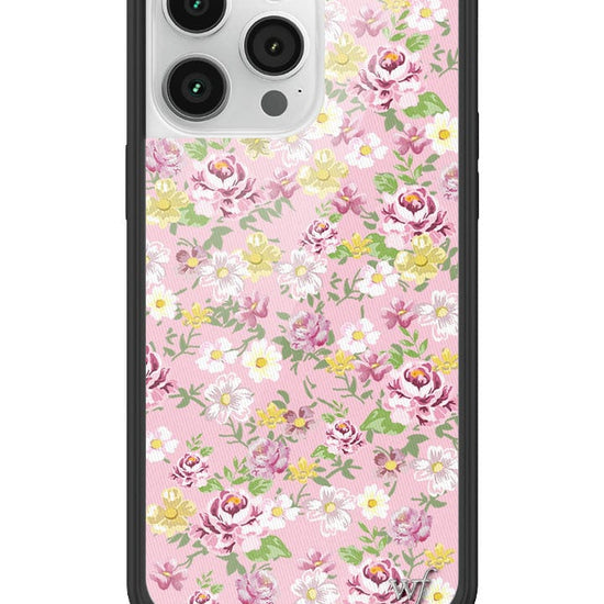 wildflower daisy lynn floral iphone 14 pro max case
