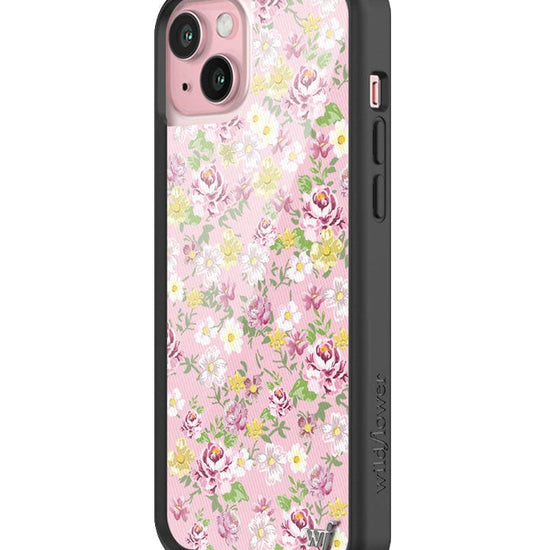 wildflower daisy lynn floral iphone 15 plus case