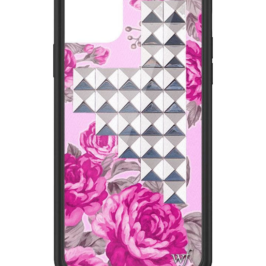 wildflower pink floral stud iphone 11promax 