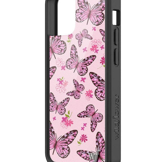 Pink Butterfly iPhone 13 mini Case.
