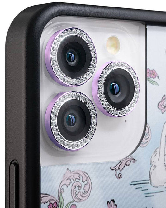 wildflower camera bling purple iphone 11 pro/11 pro max