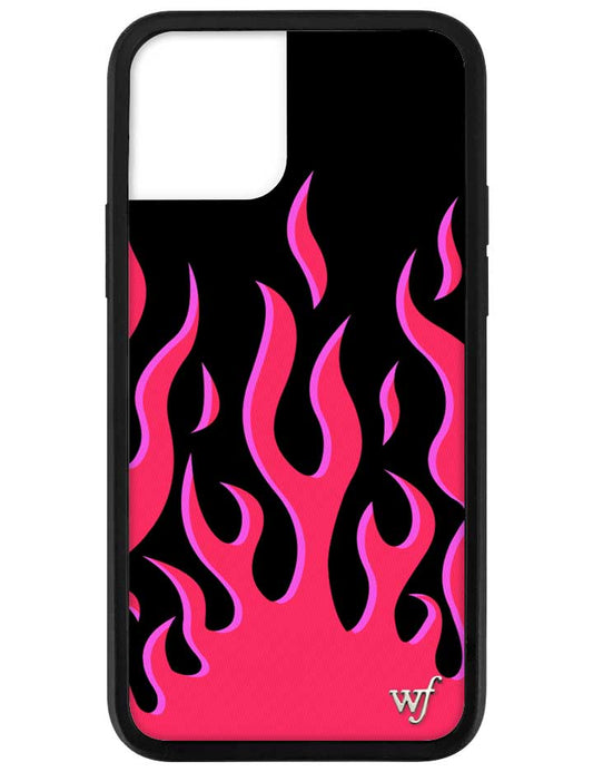 Red Flames iPhone 12 Pro Case