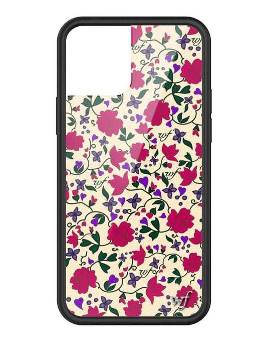 wildflower rose romance iphone 12/12pro
