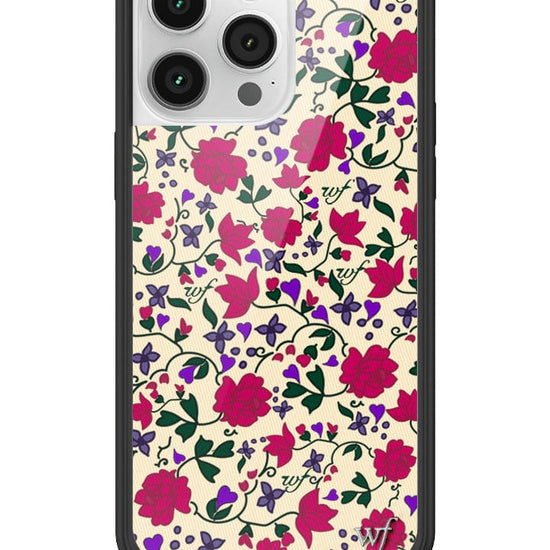 wildflower rose romance iphone 14promax case