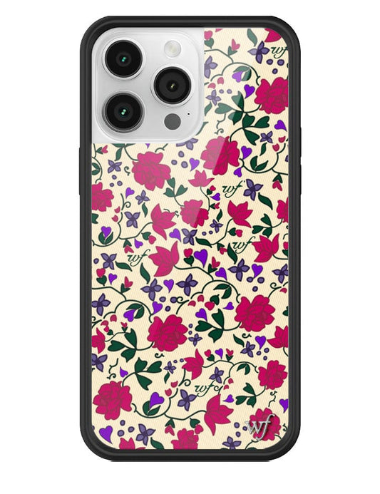 wildflower rose romance iphone 14promax case