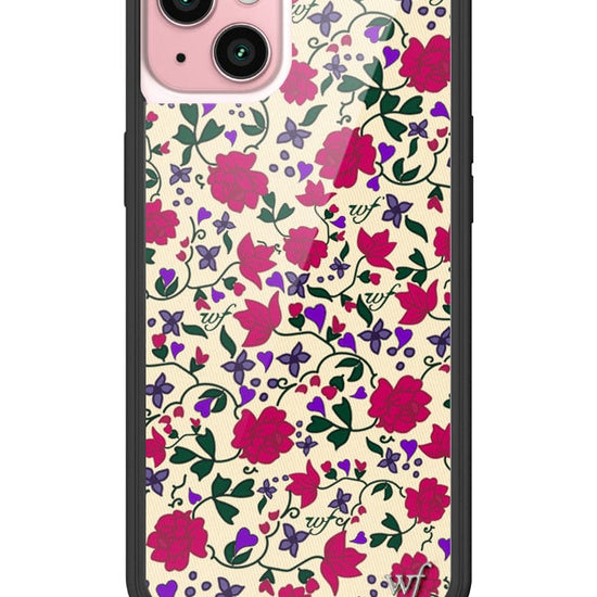 wildflower rose romance iphone 15plus case