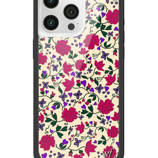 wildflower rose romance iphone 15promax case