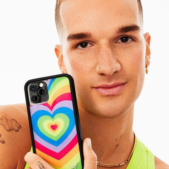 Rainbow Louis Vuitton 01 iPhone 13 Pro Max Case – javacases