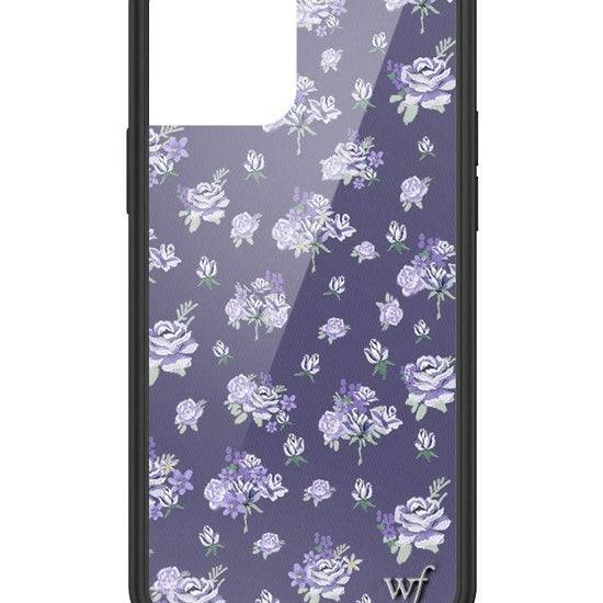 Compatible With Iphone 12 Case With Cute Purple Flower Floral