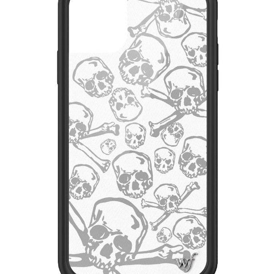 wildflower skull girl iphone 11 case
